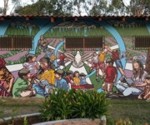 exterior mural at NPH Honduras